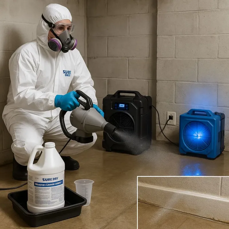 Sanitization and Odor Removal process in Crownsville, MD